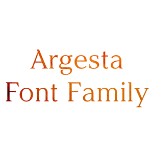 Argesta Font Family Download Free