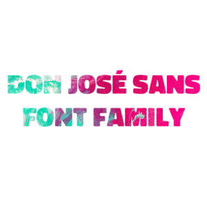 Don José Sans Font Family Download Free