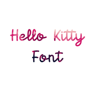 Hello Kitty Font Download Free