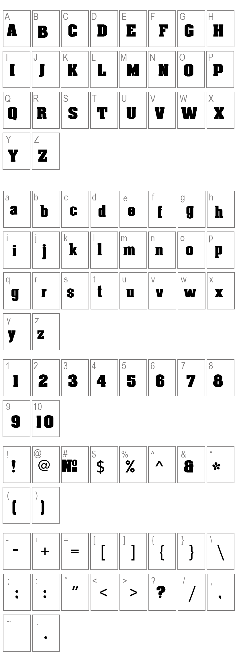 Paw Patrol Font Characters Map