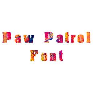 Paw Patrol Font Download Free