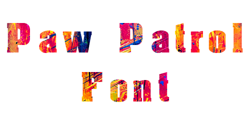 Paw Patrol Font Download Free